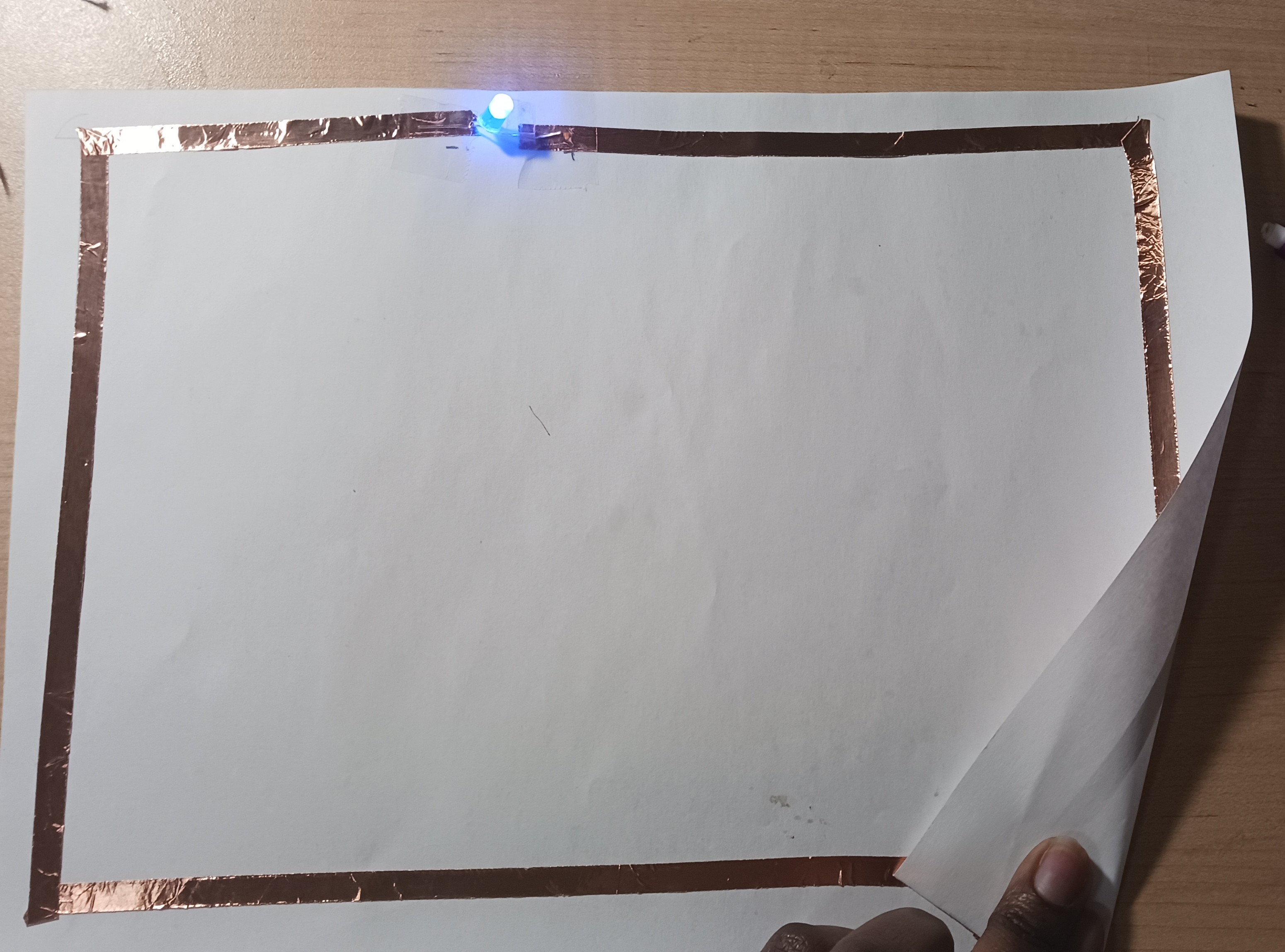 Fully built simple circuit(On)