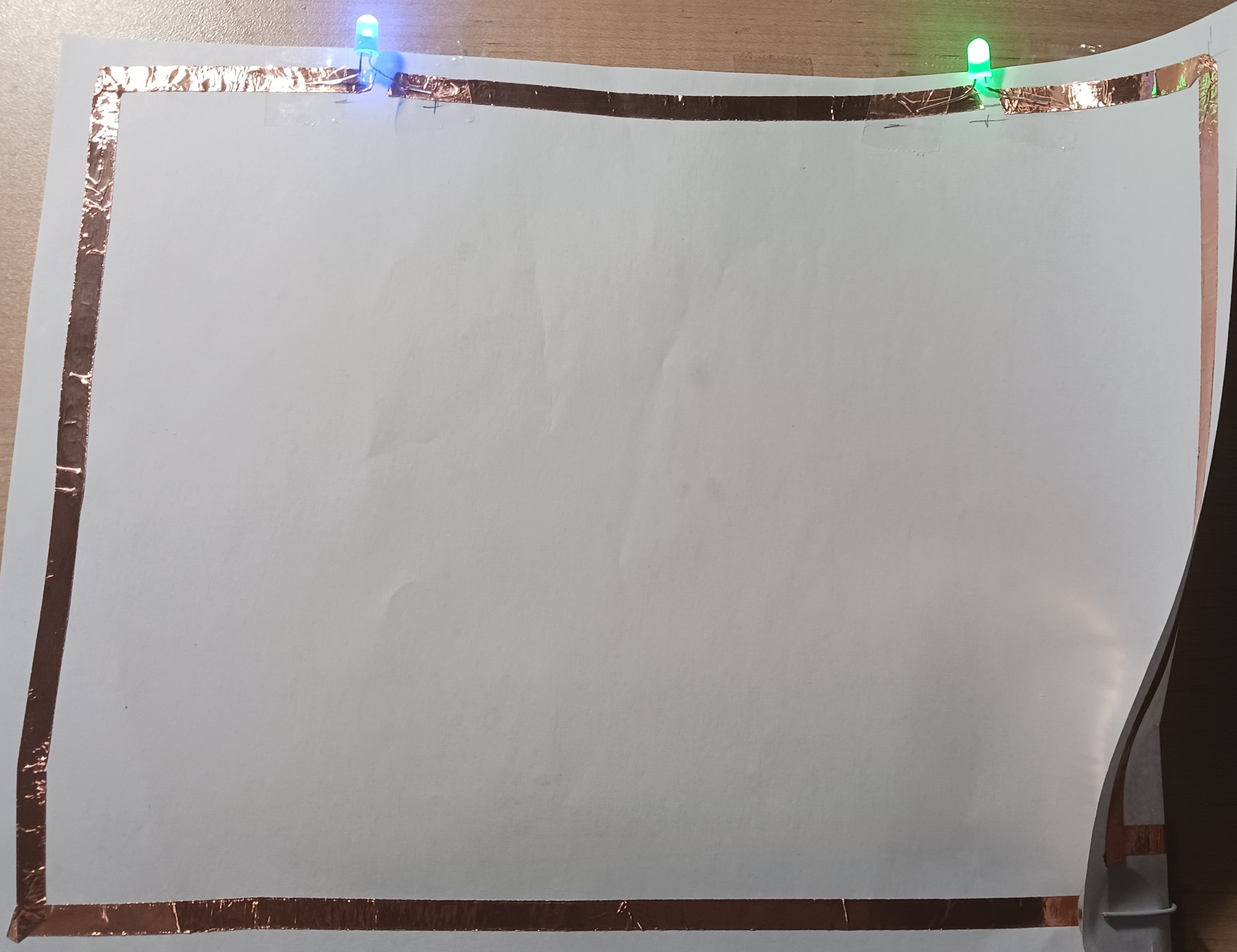 Fully built simple circuit(On)