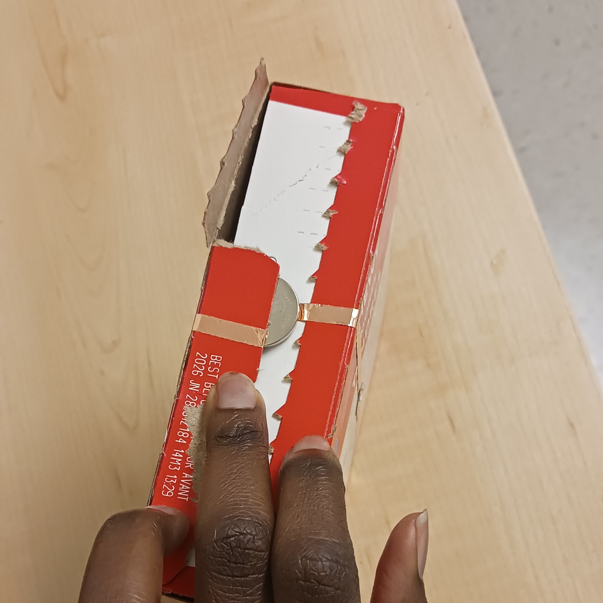 Test for box opening interactive circuit