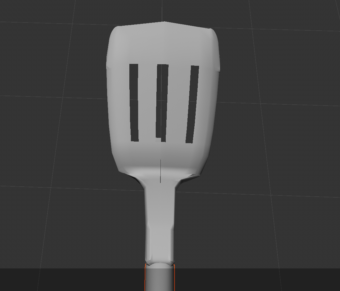 Process work: First experiment with modelling spatula