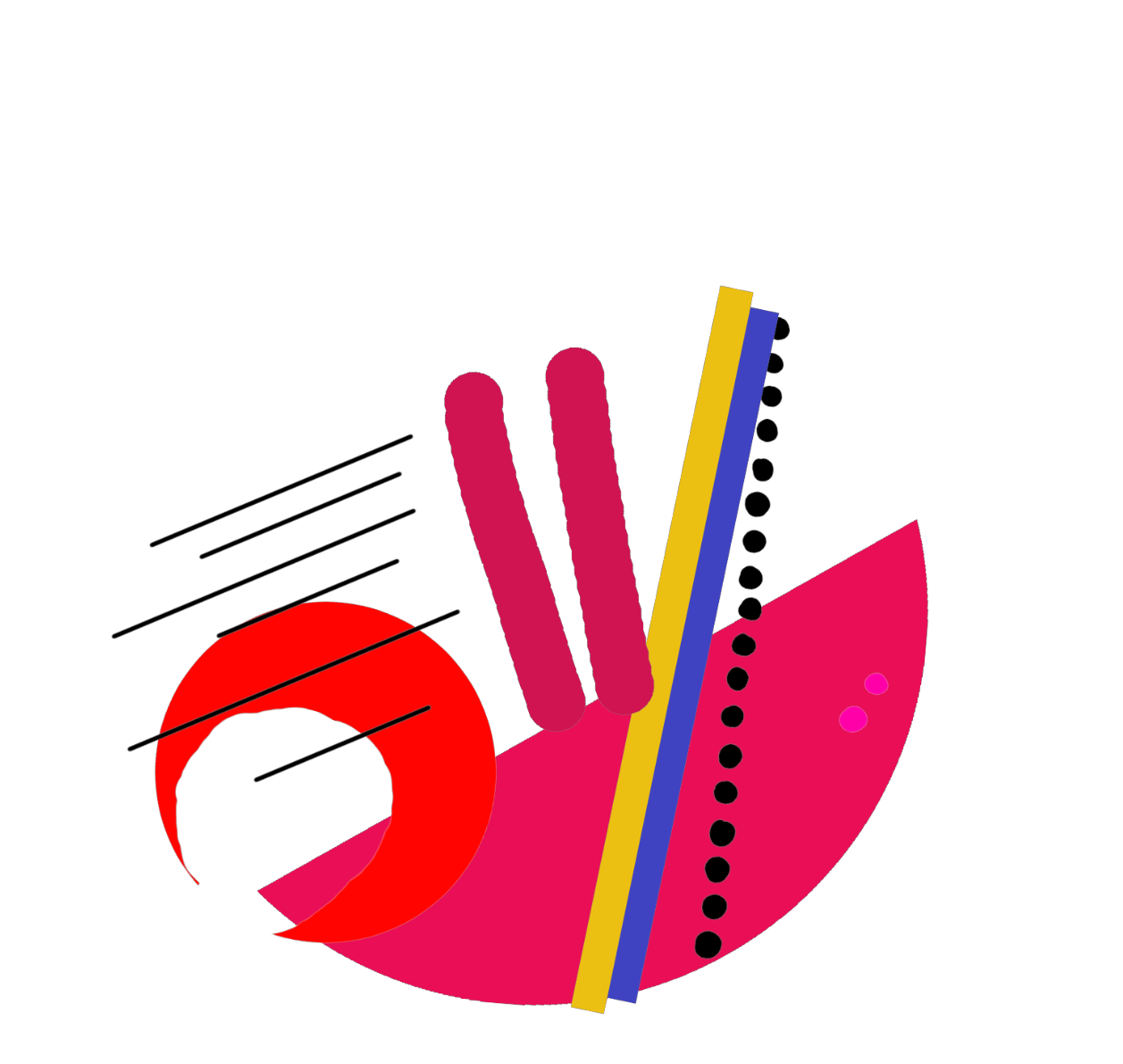 Data protrait representing opinion on rules, country of origin,, age, personality type, number of pets in lifetime, friend I'd take to desert island and best time to get ideas